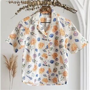 Ciao Lucia! Gio Shirt in Conch Small Button Up